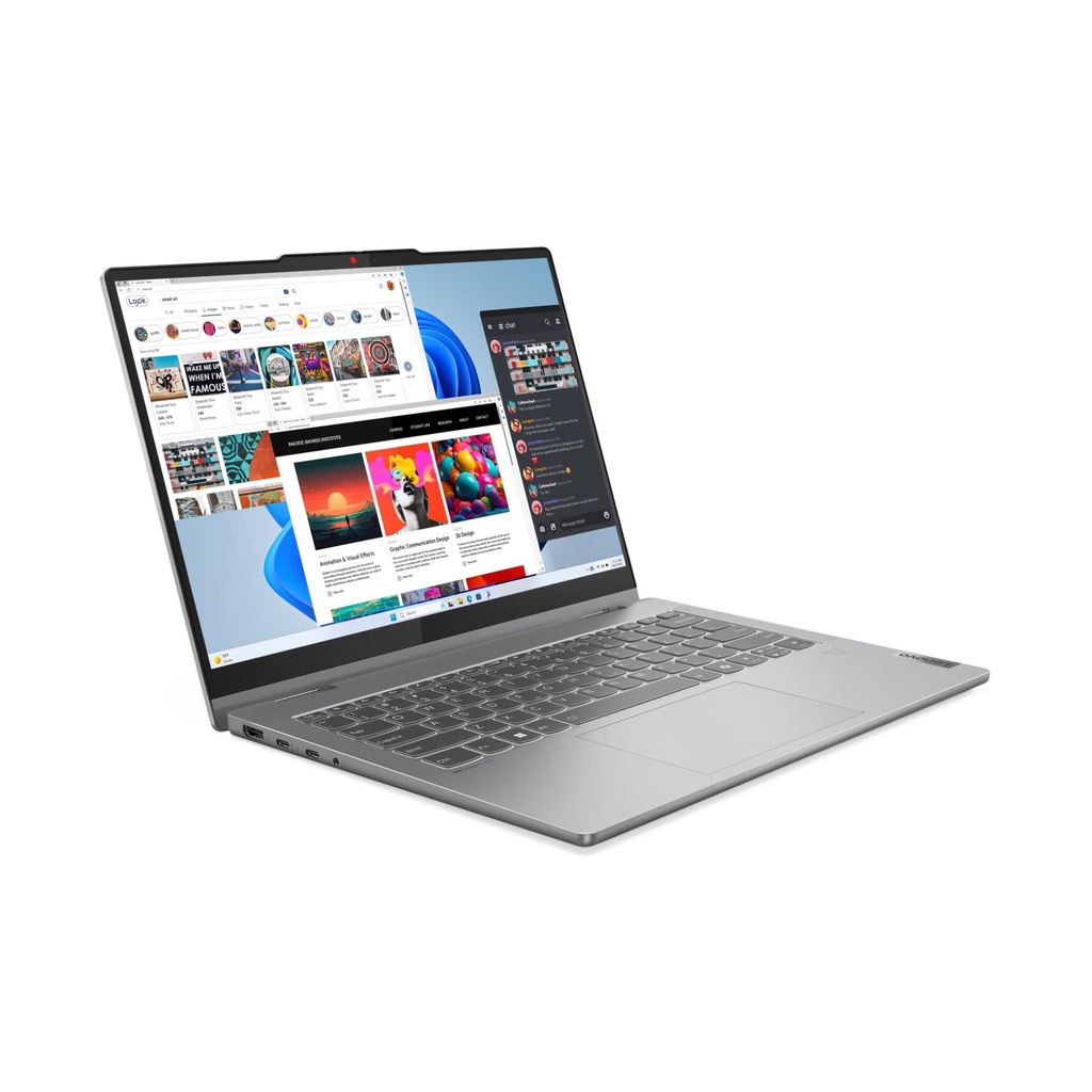 Lenovo IdeaPad 5 14IRH9 2-in-1 Touch Laptop, Intel Core i7-13620H Processor, 16GB RAM, 512GB SSD NVMe, Integrated Intel® UHD Graphics, 14" WUXGA OLED TouchScreen, Backlit English Keyboard, Windows 11 Home, Luna Grey | 83KX002TAX