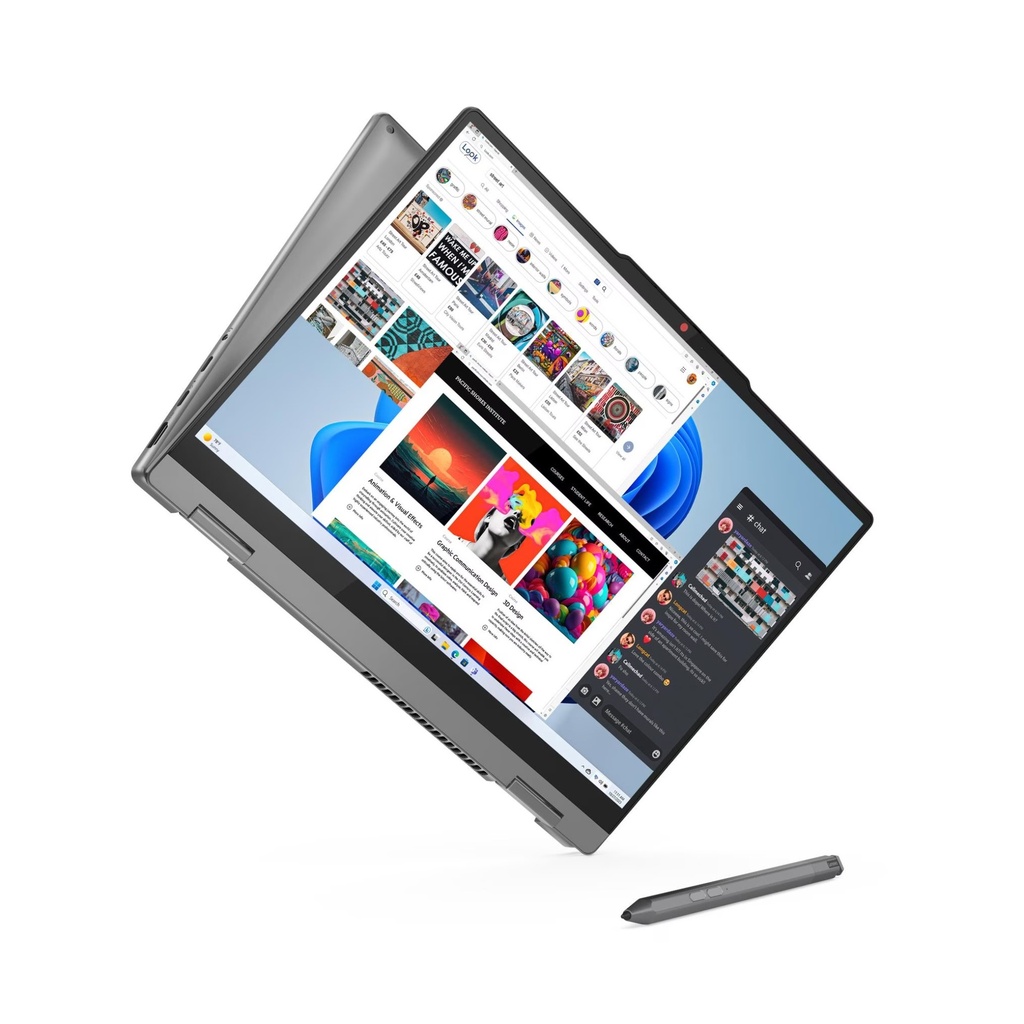 Lenovo IdeaPad 5 14IRH9 2-in-1 Touch Laptop, Intel Core i7-13620H Processor, 16GB RAM, 512GB SSD NVMe, Integrated Intel® UHD Graphics, 14" WUXGA OLED TouchScreen, Backlit English Keyboard, Windows 11 Home, Luna Grey | 83KX002TAX