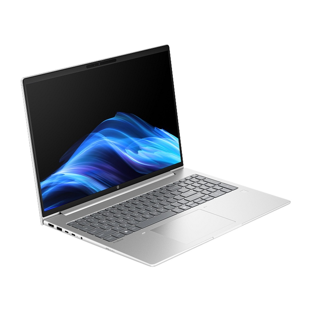 HP ProBook 4 G1i Laptop, Intel Core Ultra 7-255U Processor, 16GB DDR5 RAM, 512GB NVMe SSD, Intel Graphics Integrated, 16" WUXGA (1920 x 1200), IPS Display, Backlit Keyboard, Windows 11 Pro (License), Pike Silver | CT1G9ET#ABV