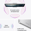 Apple Studio Display 27" 5K Retina Screen with Standard Glass, 12MP Center Stage Camera, VESA Mount Adapter, Silver | MYJH3B/A