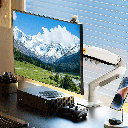 NB Nortbayou D5 Single Monitor 17″ – 32″ Arm Desk Mount Table Stand Full Motion Flat, 2-9 KG (White)