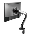 Sades APEP Single Monitor Arm RGB Screen Rotation Vesa Compatible - White (Fit Screen Size 17" - 32" Flat/Curved)