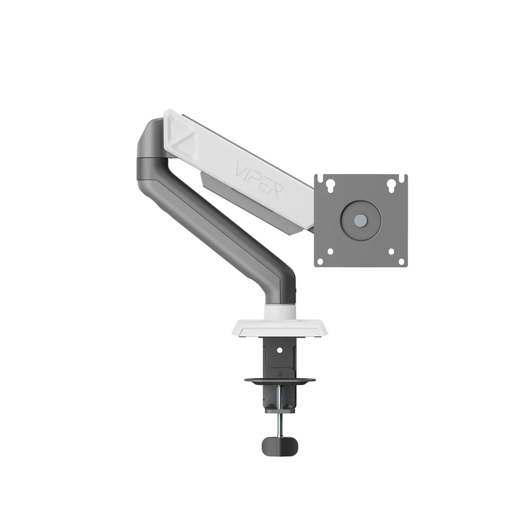 Sades Viper Single Monitor Arm Screen Rotation Spring Inside - White (Fit Screen Size 17" - 32" Flat/Curved)