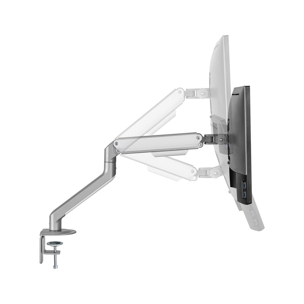 Twisted Minds Single Monitor Arm - Black (17"-35" Flat & Curved Monitors)