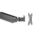 Twisted Minds Single Monitor Arm with Dual 3.0 USB Port (17"-32" Flat & Curved Monitors)
