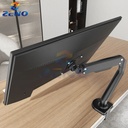 ZENO M8 Gas Strut Single Monitor Full Motion Height Swivel Tilt Rotation Adjustable Monitor Arm 17″ – 32″