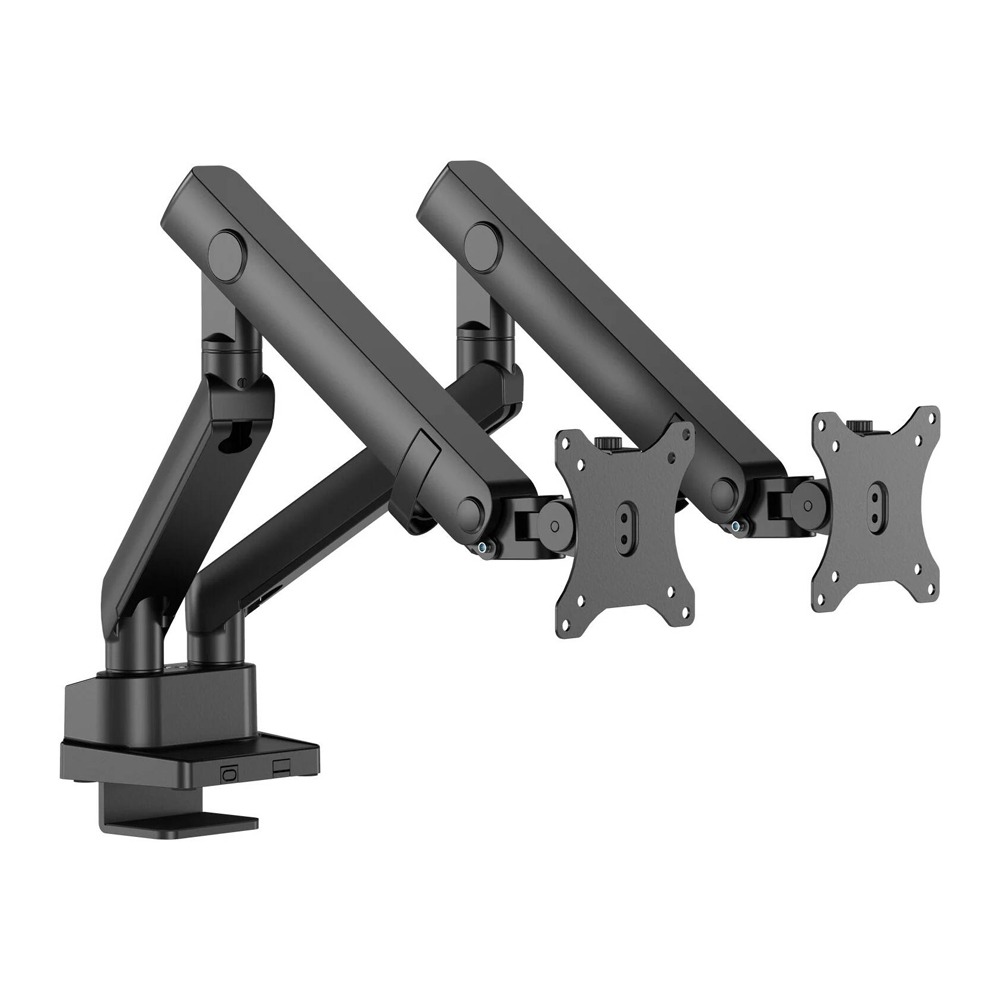 Twisted Minds Dual Screen Arm Stand Slim Heavy-Duty Mechanical Spring (Fit Screen Size 17" - 35" Flat & Curved Monitors) - Black