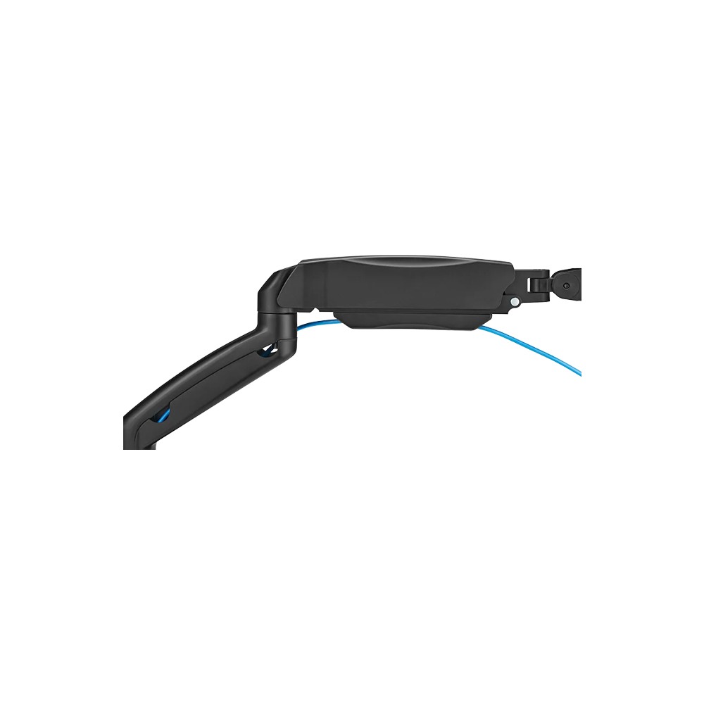 GAMEON Economy Spring-Assisted Wall Mounted Single Monitor Arm, Stand & Mount For Gaming & Office Use (17" - 32") Each Arm Up To 9 Kg-Black