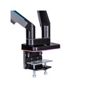 ThermalTake Dual Monitor Arm (17" To 35") Gas Spring, Cable Management, 2-20KG, RGB Lighting Effects
