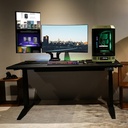 ThermalTake Dual Monitor Arm (17" To 35") Gas Spring, Cable Management, 2-20KG, RGB Lighting Effects