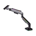 ThermalTake RGB Single Monitor Arm Gas Spring, Cable Management Screen Size (17" To 49")
