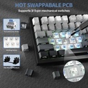 Attack Shark X820 Ultra RGB Tri-Mode Mechanical Keyboard - Moon Light + Shark Switch