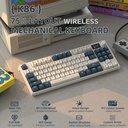 Attach Shark Wired+2.4G & BT 5.0 Connection Tri-mode Connection TFT Smart Colour Screen Knob Sitch - Time Machine + Blue Whale Switch