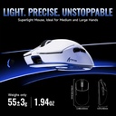 ATTACK SHARK X8Ultimate Tri-mode Lightweight Wireless Gaming Mouse With 8K Polling Rate - White