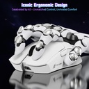 Attack Shark Wired+2.4G & BT 5.2 Connection 800-22000DPI Adjustable - White