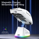 Attack Shark X11 Tri-Mode-Wired/2.4G/B, 22000 DPI, 5 Programmable Buttons With RGB Charging Dock - White