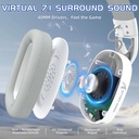 Attack Shark L90 Wired+2.4G & BT Tri-Mode Switching - White