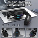 Attack Shark L90 Wired+2.4G & BT Tri-Mode Switching - Black