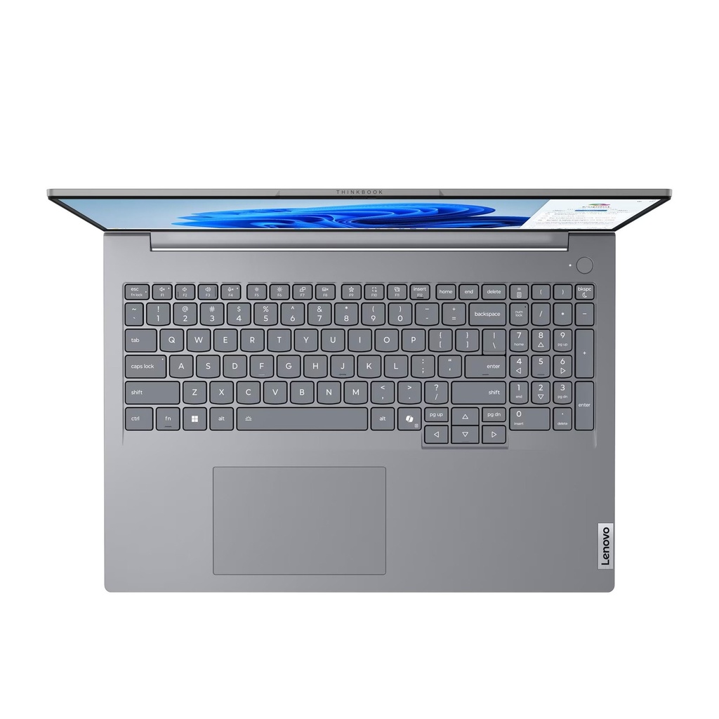 Lenovo ThinkBook 16 G8 IAL Laptop, Intel Core Ultra 5 225U Processor, 16GB DDR5 RAM, 512GB SSD NVMe, Integrated Intel Graphics, 16" WUXGA IPS Display, Backlit Keyboard, Windows 11 Pro (License), Arctic Grey | 21SK0027GR