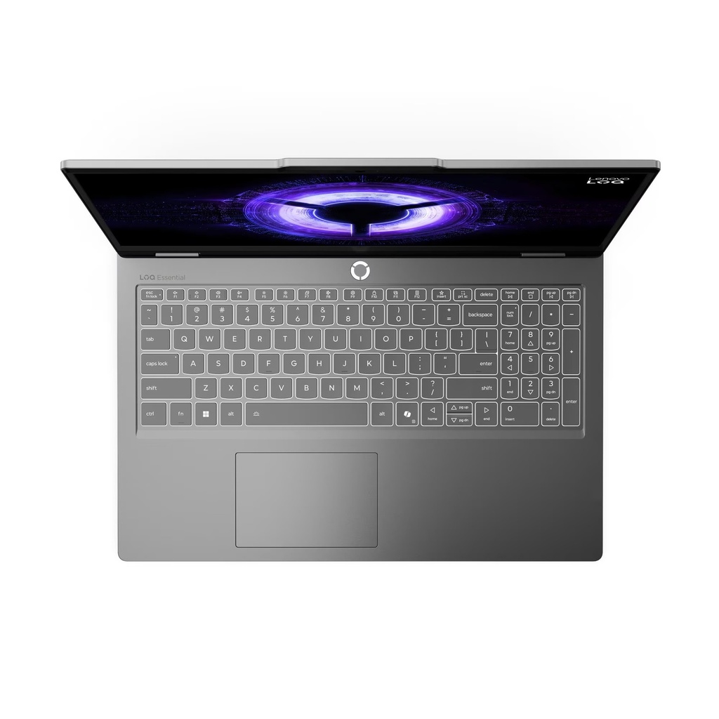 Lenovo Loq Essential 15IRX11 Gaming Laptop, Intel Core i7-13650HX Processor, 16GB DDR5 RAM, 512GB SSD NVMe, RTX 5050 8GB Graphics, 15.6" FHD IPS 144Hz Display, White Backlit Keyboard, Windows 11 Pro (License) + Free Gift Lenovo Laptop Bag