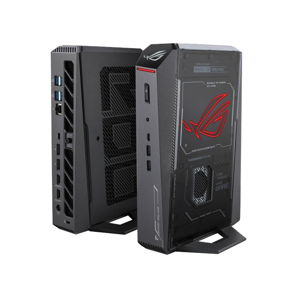 Asus Rog NUC Gaming Mini PC RNUC15JNK9X28AA3, Intel Core Ultra 9-275HX Processor, 32GB DDR5 RAM, 2TB NVMe SSD, NVIDIA GeForce RTX 5080 16GB GPU, WIFI7+Bluetooth 5.4, Windows 11 Home