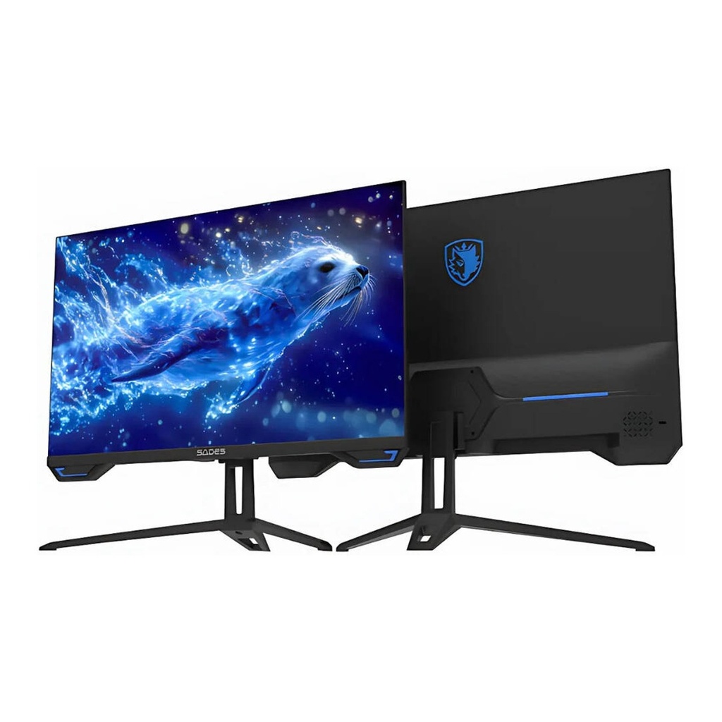 Sades SL-Sealion 27" Plus FHD Flat IPS 180Hz 1ms Gaming Monitor With Adaptive Sync, HDR Support, Anti-Blue Light Eye Car
