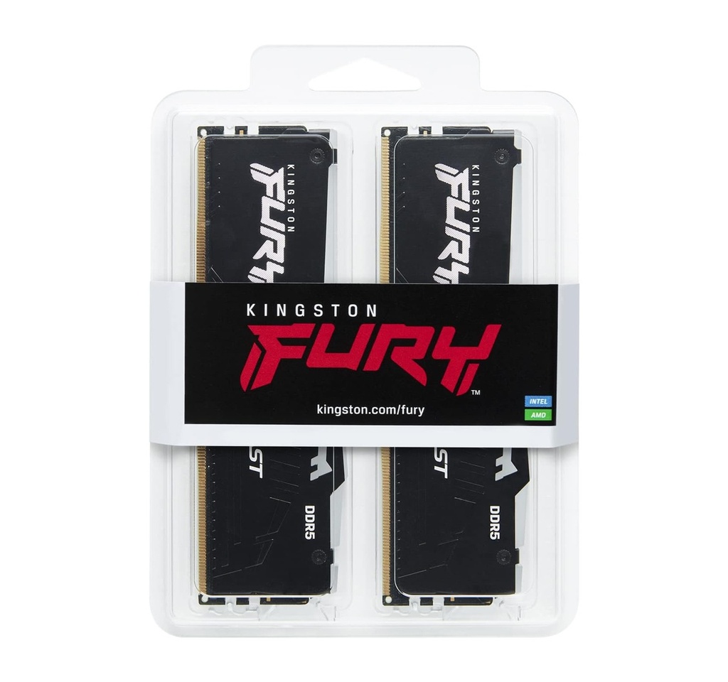 Kingston Fury Beast RGB 64GB (2x32GB) DDR5 6000MT/s CL36 Memory Kit - Black 4