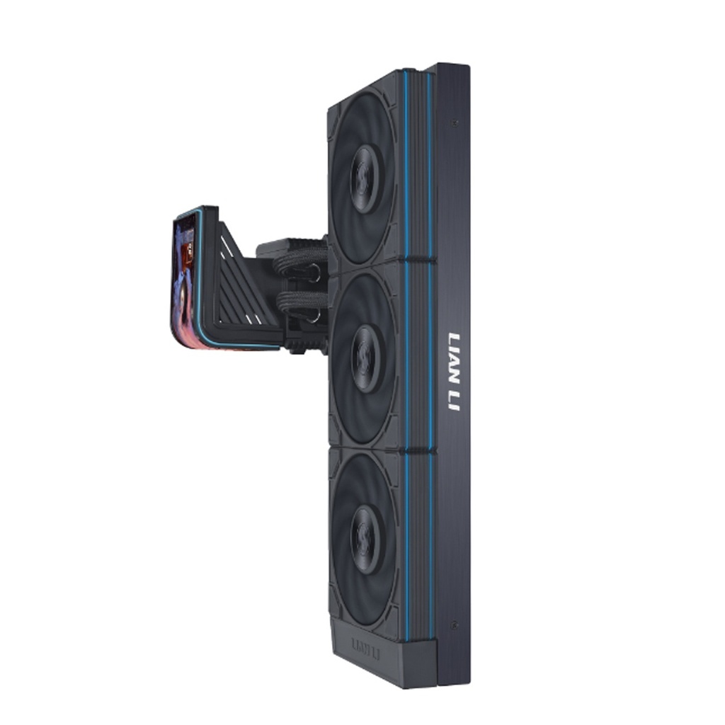 LIAN LI HydroShift II OLED Curved 360TL Liquid CPU Cooler with 6.67" 2K 60Hz Curved OLED Display with UNIFAN TL Flex Fan