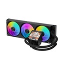 DarkFlash Wave DV360S MAX ARGB AIO 360mm Liquid CPU Cooler - Black 2