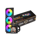DarkFlash Wave DV360S MAX ARGB AIO 360mm Liquid CPU Cooler - Black 3