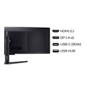 Acer X Predator X49X Curved Ultra-Wide QD-OLED Gaming Monitor, 49’’ OLED Panel, 2K Resolution, 240Hz Refresh Rate, 0.03ms Response Time, Built-in Speaker, HDMI 2.1/USB-C & Standard Ports, AMD FreeSync™ Premium Pro