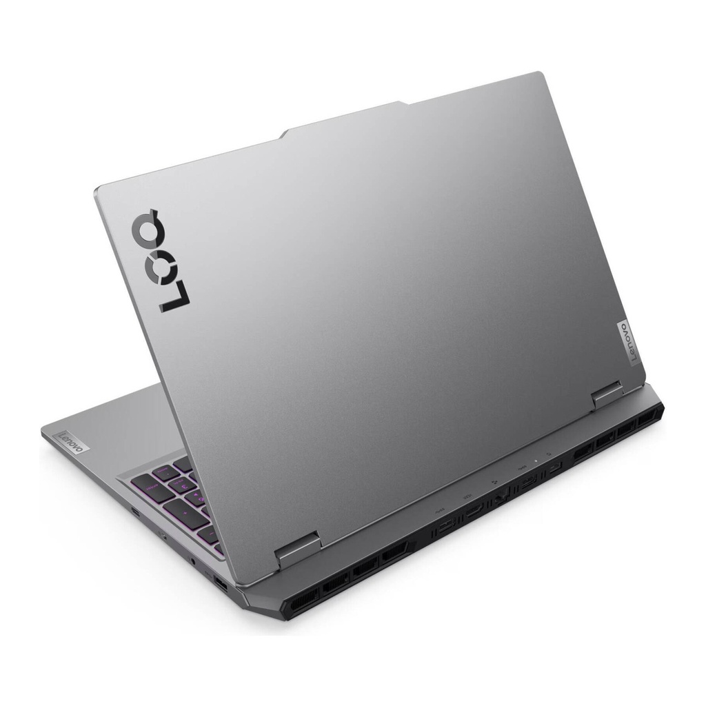 Lenovo Loq 15IRX10 Gaming Laptop, Intel Core i7-13645HX Processor, 16GB DDR5 RAM, 512GB SSD, NVIDIA GeForce RTX 5050 8GB Graphics, 15.6" FHD 144Hz IPS Display, RGB Backlit Keyboard, Windows 11 Pro (License), Luna Grey, (Free Gift Lenovo Earbuds+Mouse+Bag)