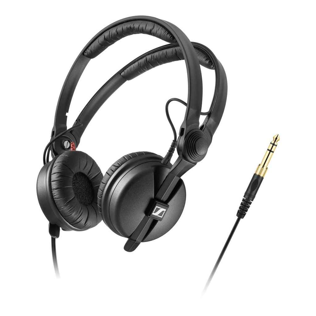 Sennheiser Closed-Back Wired Dynamic Over-Ear Studio Professional Monitoring Headphones - Black