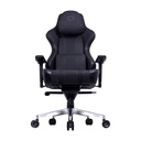 Cooler Master Caliber E1 Series Gaming Chair, Fixed Armrest, Ergonomic Pillow Headrest, Lumbar Support - Black