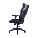 Cooler Master Caliber E1 Series Gaming Chair, Fixed Armrest, Ergonomic Pillow Headrest, Lumbar Support - Black