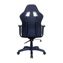 Cooler Master Caliber E1 Series Gaming Chair, Fixed Armrest, Ergonomic Pillow Headrest, Lumbar Support - Black