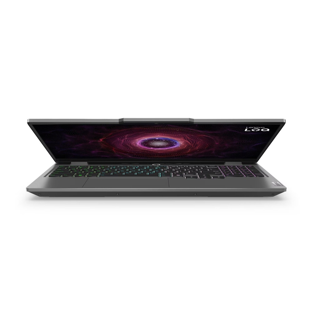 Lenovo Loq 15AHP9 Gaming Laptop, AMD Ryzen 7 7445HS Processor, 8GB DDR5 RAM, 512GB SSD NVMe, NVIDIA GeForce RTX 3050 6GB Graphics, 15.6" FHD IPS Display, White Backlit Keyboard, Windows 11 Home - Luna Grey
