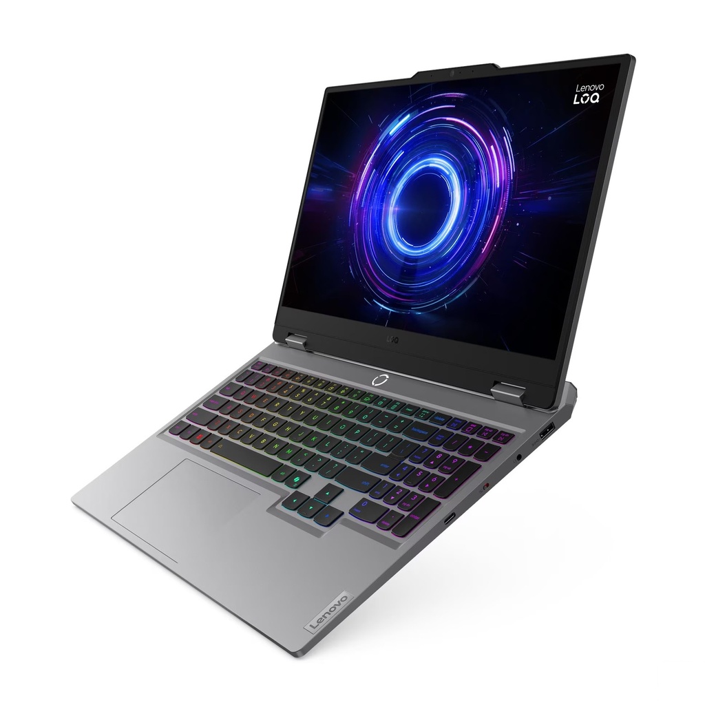 Lenovo Loq 15IRX10 Gaming Laptop, Intel Core i7-13650HX, 32GB RAM, 1TB SSD, NVIDIA GeForce RTX 5070 8GB, 15.6" FHD IPS 144Hz Display, Backlit Keyboard, Windows 11 Home, Luna Grey, (Free Gift Lenovo Earbuds + Mouse + Bag)