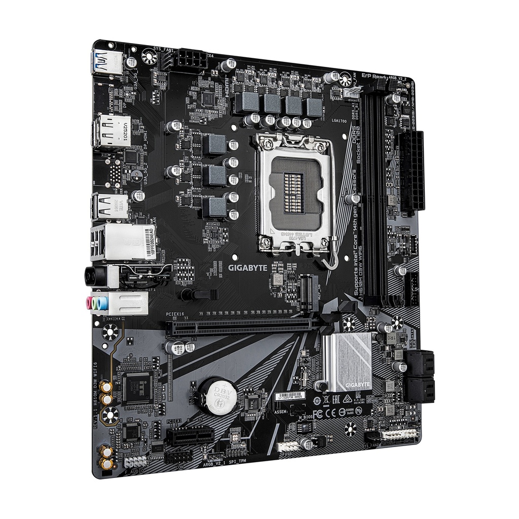 Gigabyte Intel H610M D3W WIFI6 DDR5 Micro-ATX Motherboard
