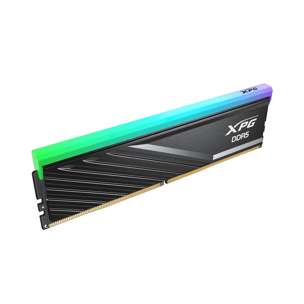 XPG 16GB (16GB x1) 5600MHz CL46 RGB DDR5 Desktop Memory (Black)