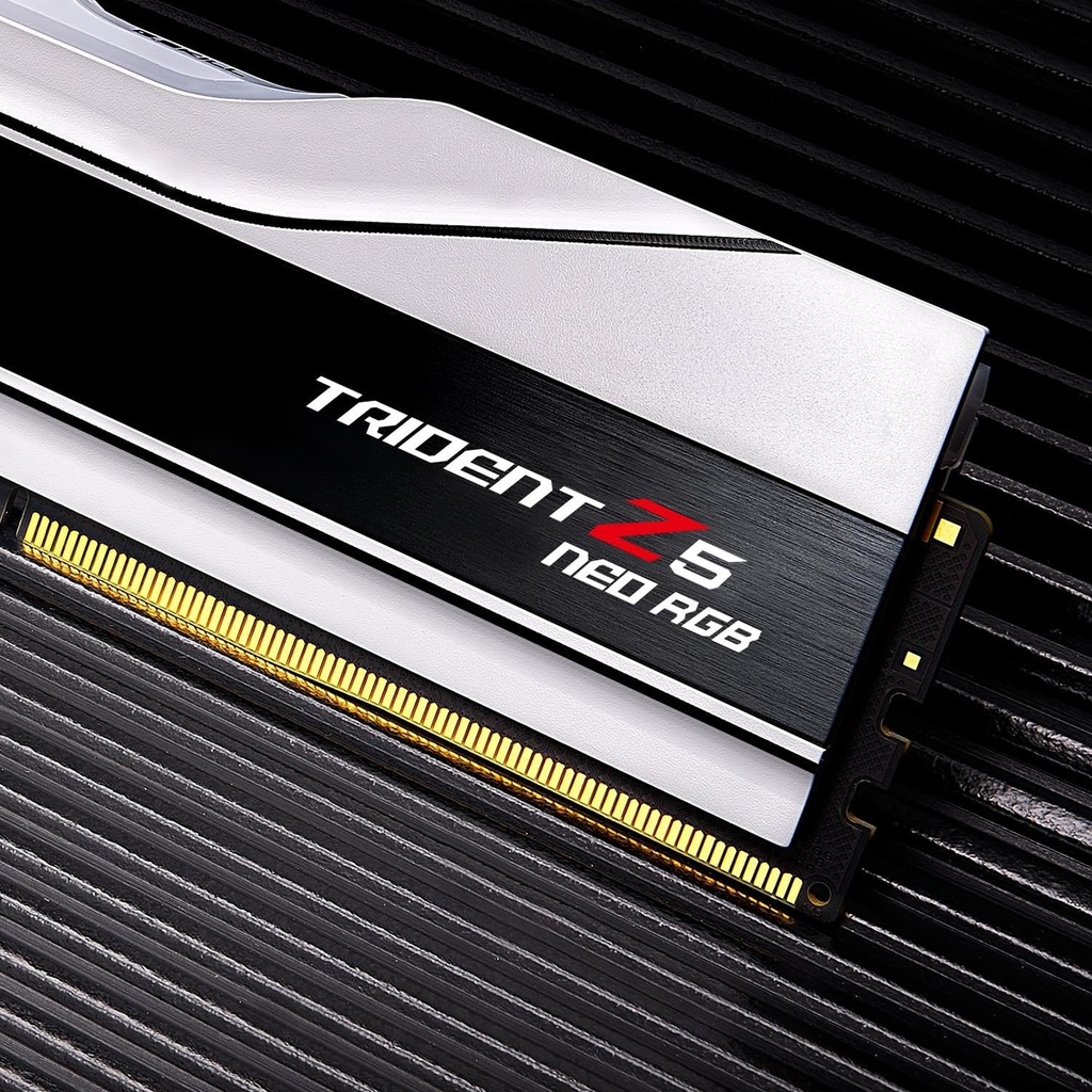 G.SKILL Trident Z5 Neo RGB Series ( Intel XMP & AMD EXPO) DDR5 RAM 64GB (2x32GB) 6000MT/s CL36 Desktop Memory Kit - White