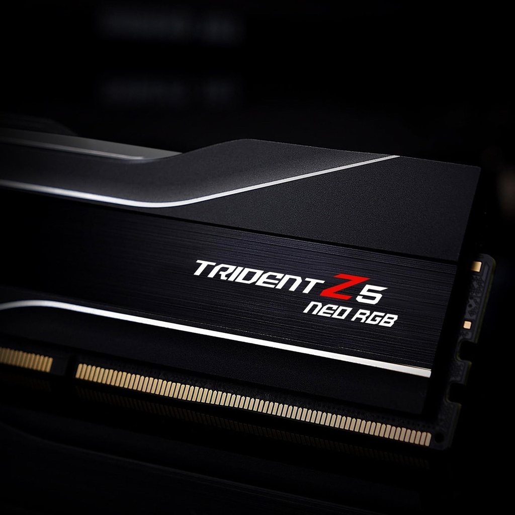 G.SKILL Trident Z5 Neo RGB Series ( Intel XMP & AMD EXPO) DDR5 RAM 64GB (2x32GB) 6000MT/s CL36 Desktop Memory Kit - Black