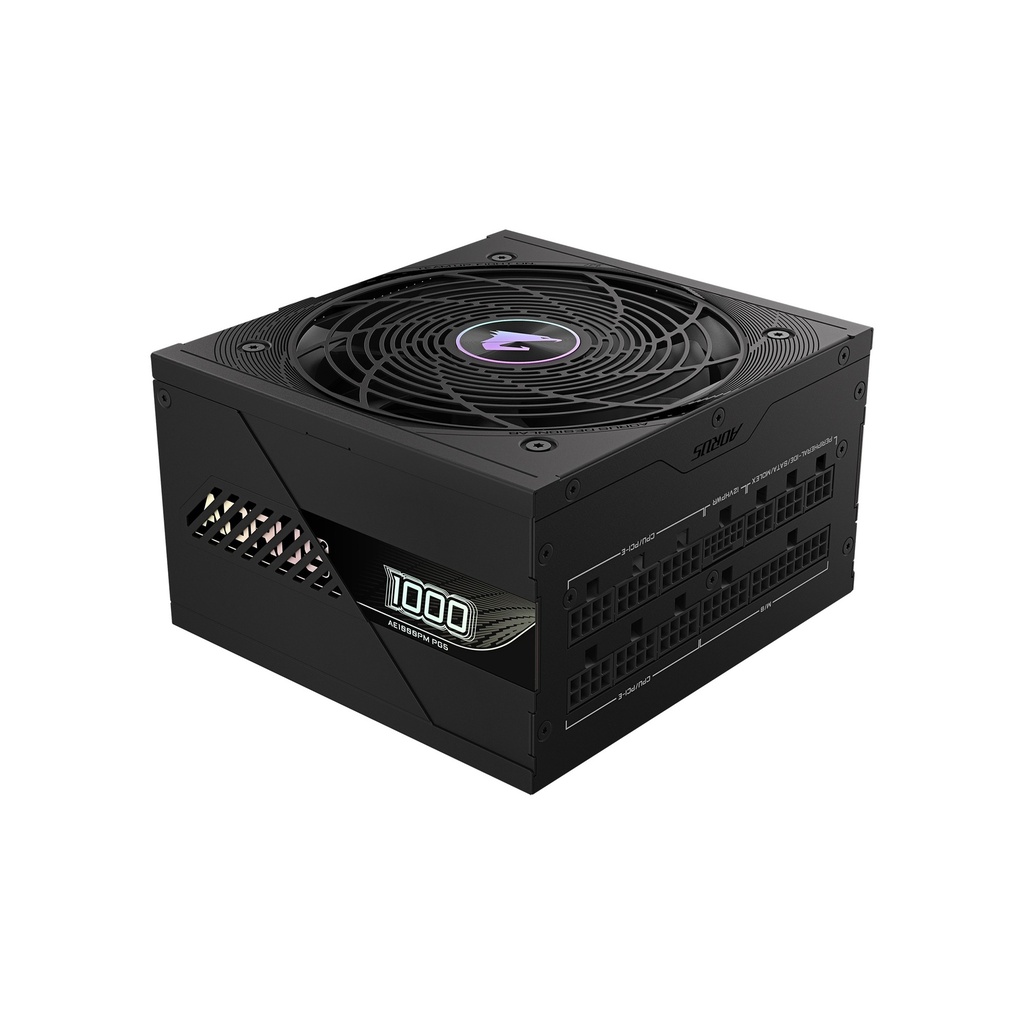 Gigabyte Aorus Elite AE1000PM PG5 80+ Platinum Fully Modular ATX 3.1 & PCIe 5.1 1000W Power Supply