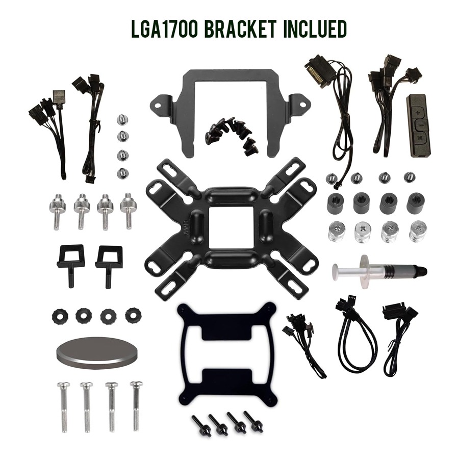 LIAN LI Galahad AIO 240MM Liquid CPU Cooler - Black