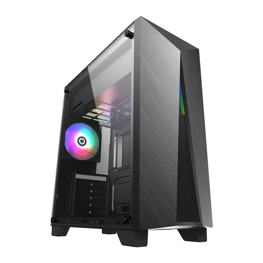 GameMax Nova N6 ATX Mid Tower Gaming Case - Black With Antec B650 Bronze 650W Power Supply