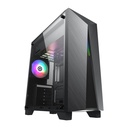 GameMax Nova N6 ATX Mid Tower Gaming Case - Black With Antec B650 Bronze 650W Power Supply