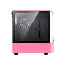 GameMax Contac COC WP Mid Tower Gaming Case - Pink/White