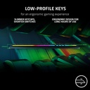 Razer Ornata V3 Low Profile Keys RGB Wired Gaming Keyboard Mecha-Membrane Switch - Black