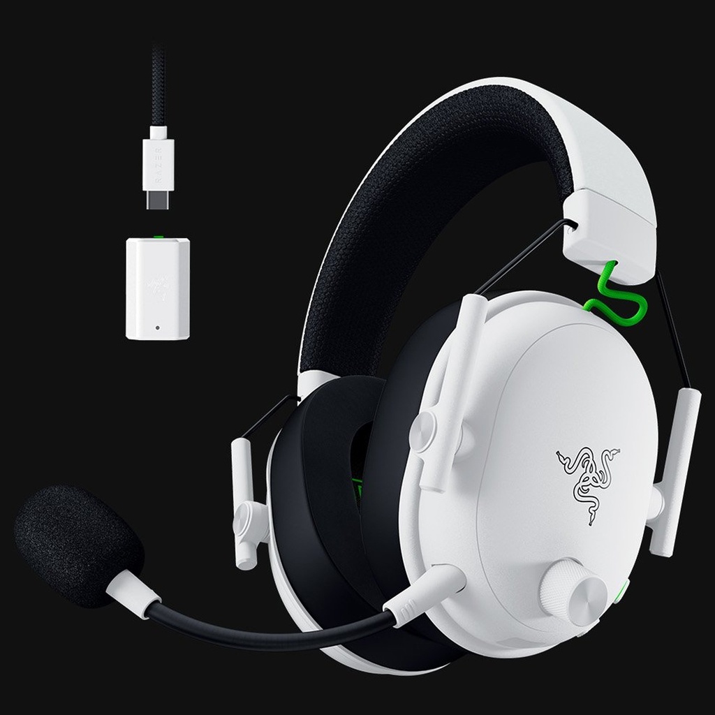 Razer BlackShark V3 Wireless PC Gaming Headset, 50mm Drivers, for Xbox - White