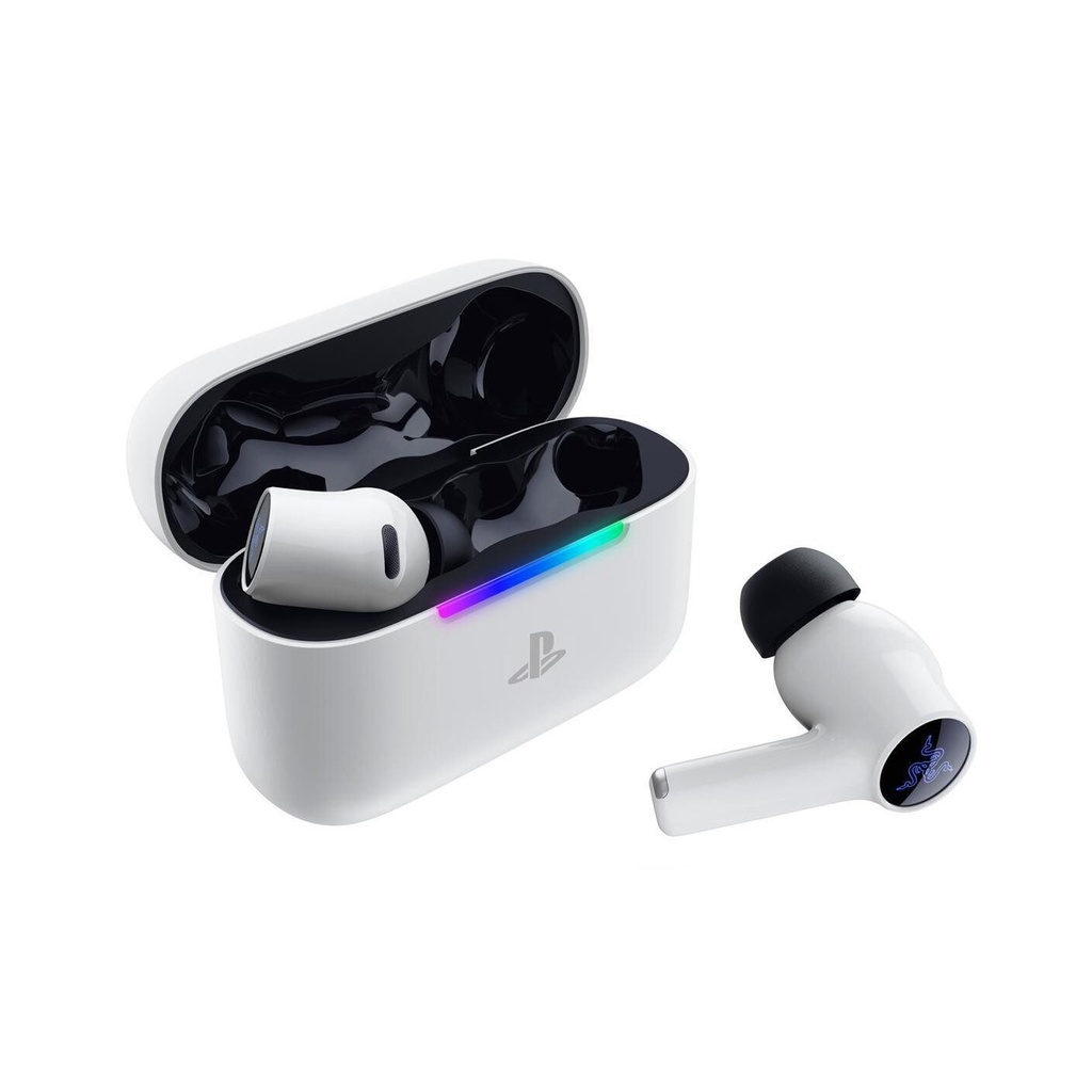 Razer HammerHead V3 X HyperSpeed Wireless Multi-Platform Gaming Earbuds For PS5, PC & Smartphones -White
